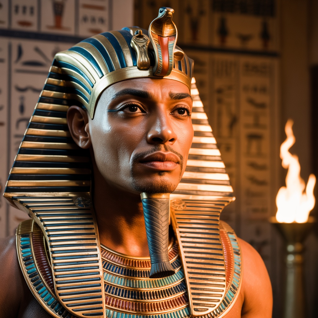 Pharaoh close-up portrait